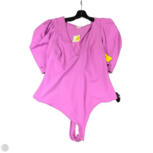 Top Short Sleeve Basic By Free People In Pink, Size: L