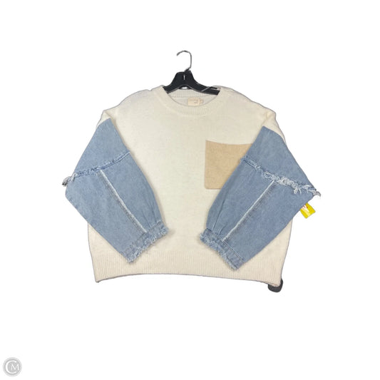 Sweater By Clothes Mentor In Cream, Size: S