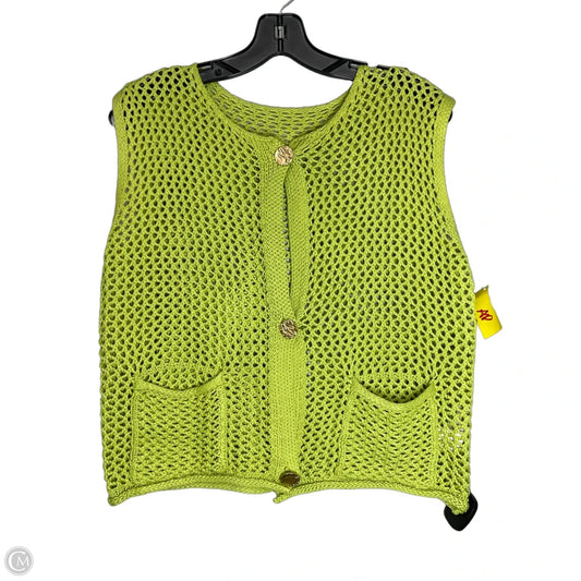 Vest Other By Clothes Mentor In Green, Size: S