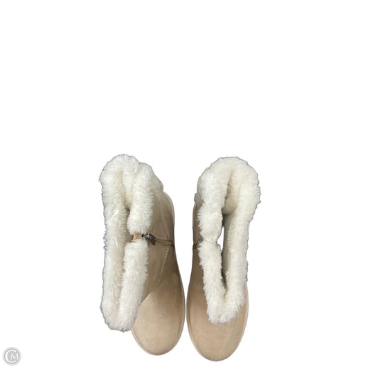 Boots Ankle Flats By Clothes Mentor In Tan, Size: 11