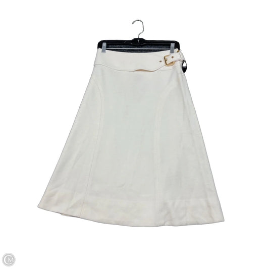 Skirt Designer By Tory Burch In Cream, Size: Xs