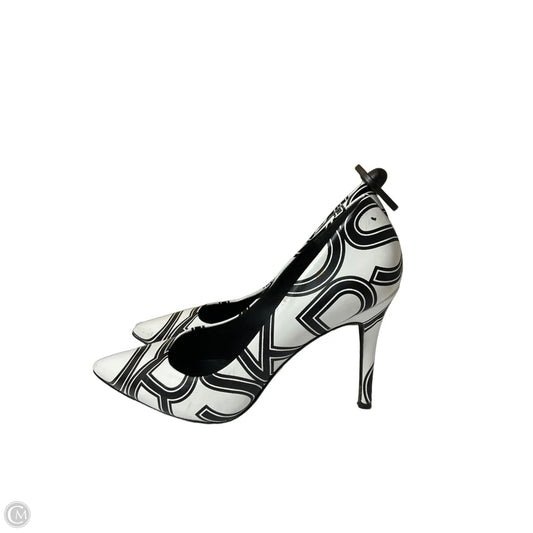 Shoes Heels Stiletto By Michael By Michael Kors In Black & White, Size: 8