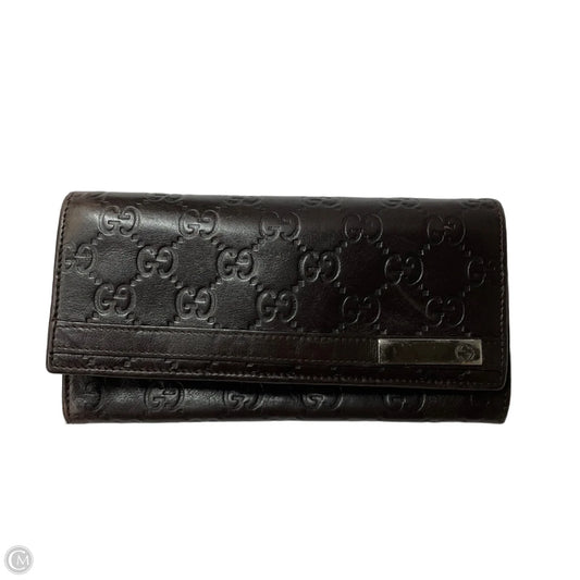 Wallet Luxury Designer By Gucci, Size: Medium