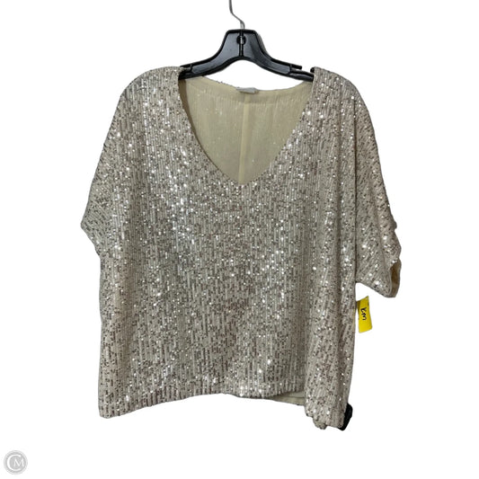 Top Short Sleeve By By Together In Cream, Size: S