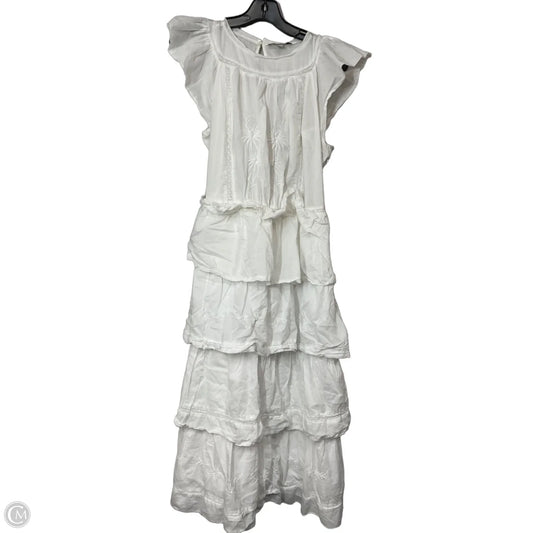 Dress Casual Maxi By Banana Republic In White, Size: S