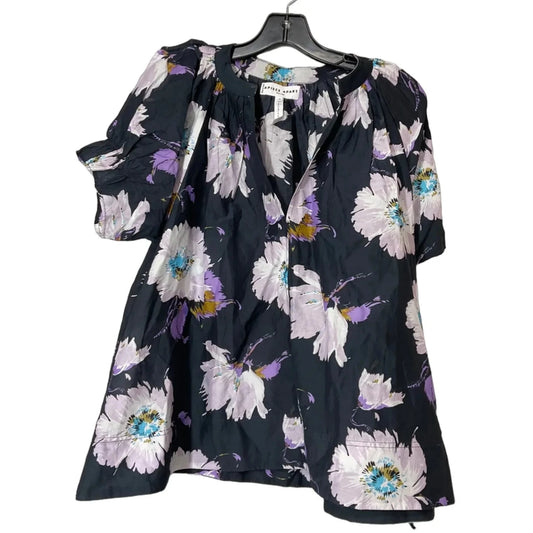 Top Short Sleeve By Cma In Floral Print, Size: M