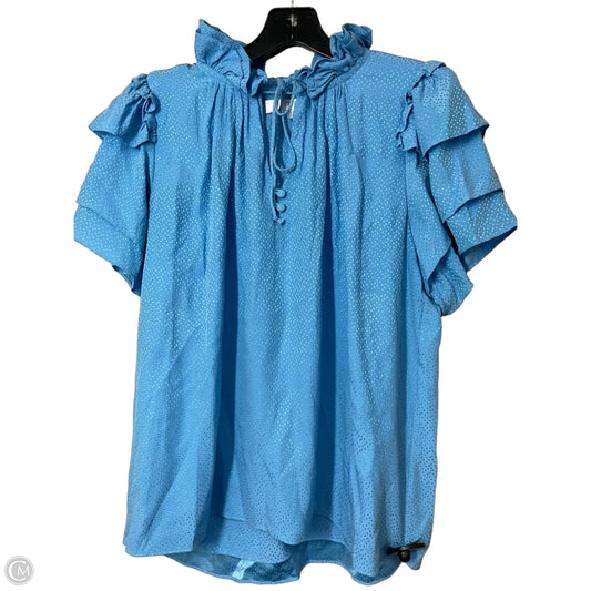 Top Short Sleeve Basic By Hunter Bell In Blue, Size: M