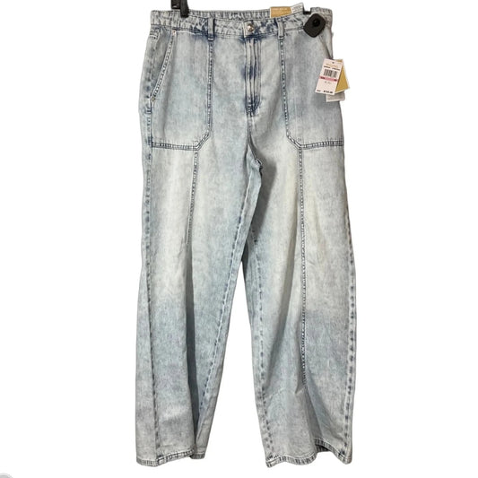 Jeans Wide Leg By Michael By Michael Kors In Blue Denim, Size: 10