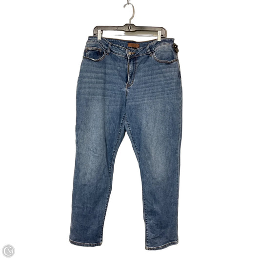 Jeans Boyfriend By Judy Blue In Blue Denim, Size: 16