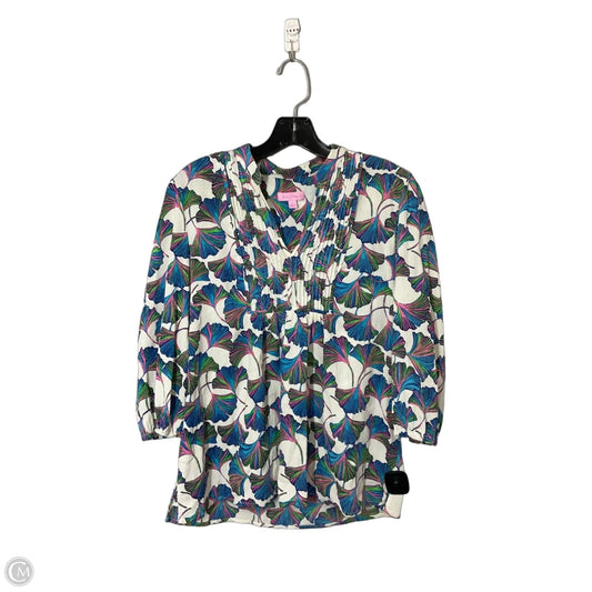 Top Long Sleeve Designer By Lilly Pulitzer In Multi-colored, Size: S
