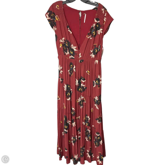 Dress Casual Maxi By Free People In Red, Size: 6
