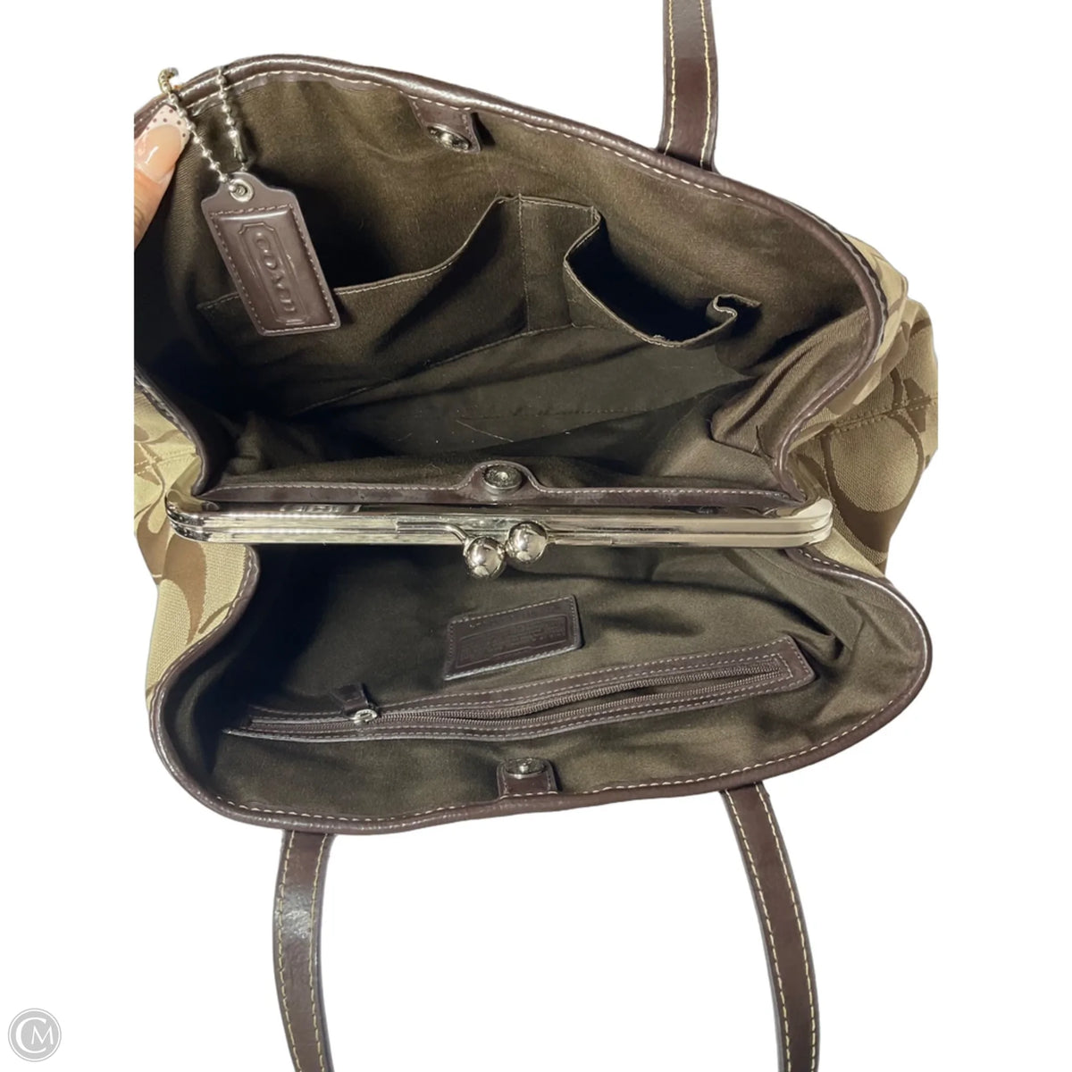 Handbag Designer By Coach, Size: Medium