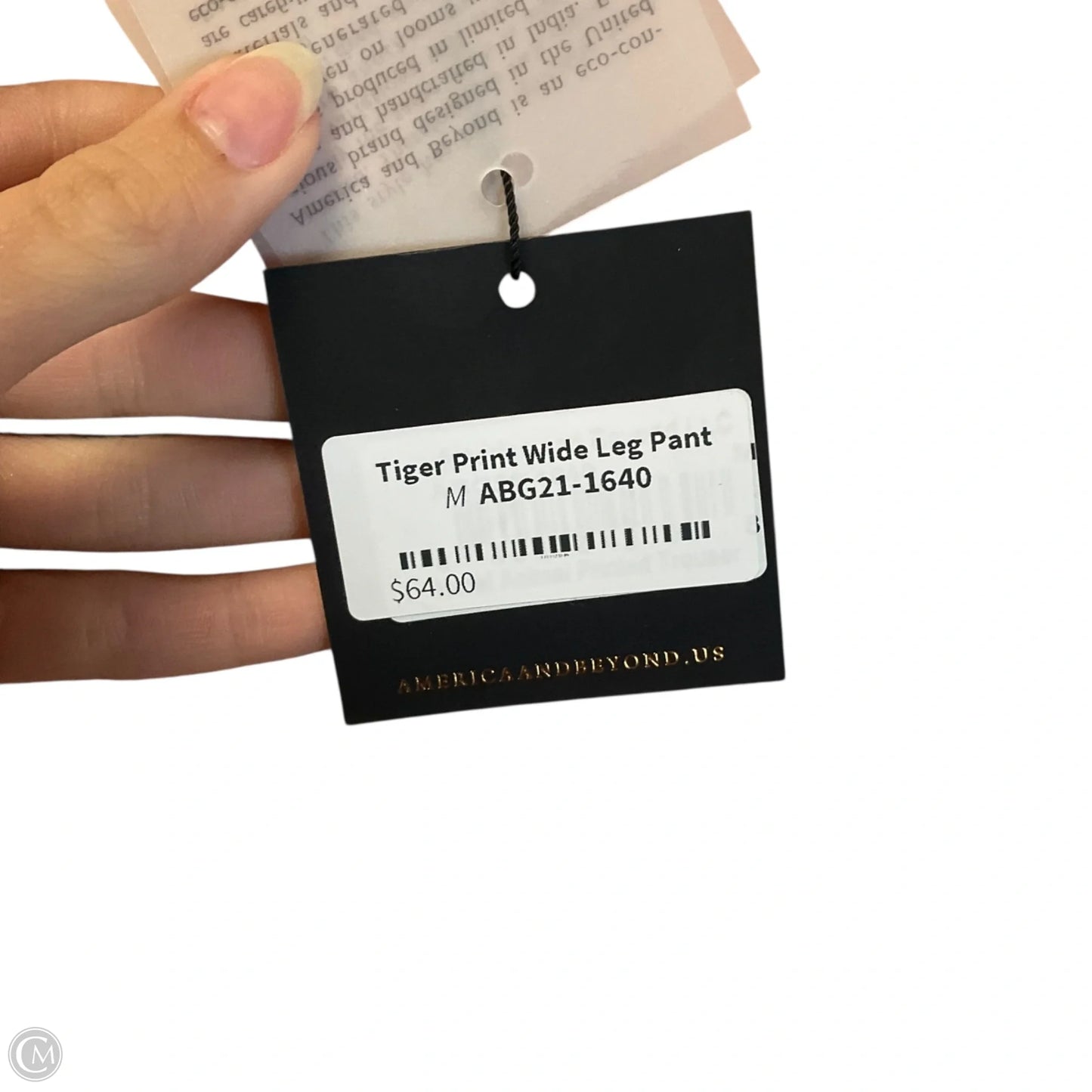 Pants Other By Clothes Mentor In Orange & White, Size: M