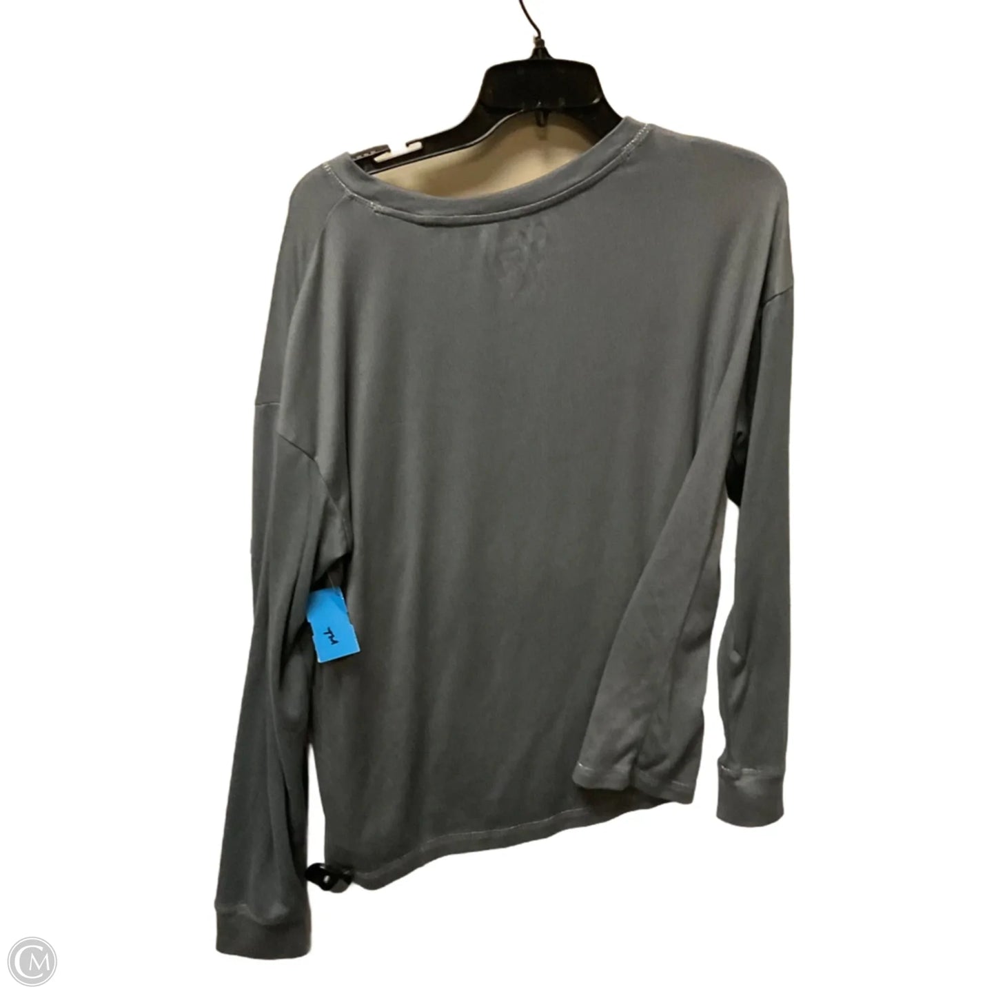 Top Long Sleeve Basic By Clothes Mentor In Grey, Size: M