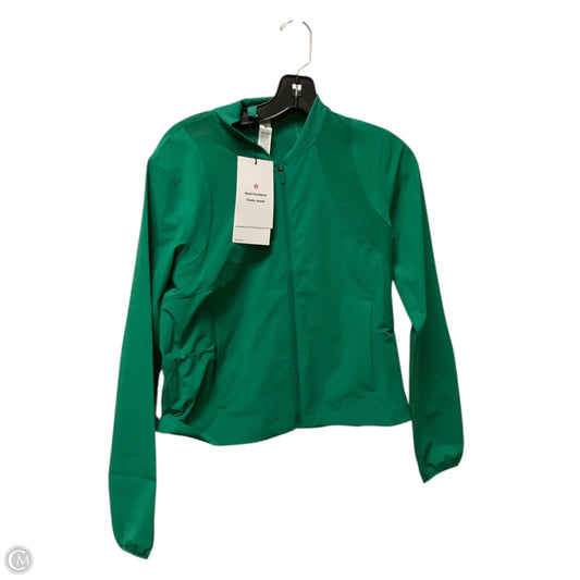 Athletic Jacket By Lululemon In Green, Size: Xs
