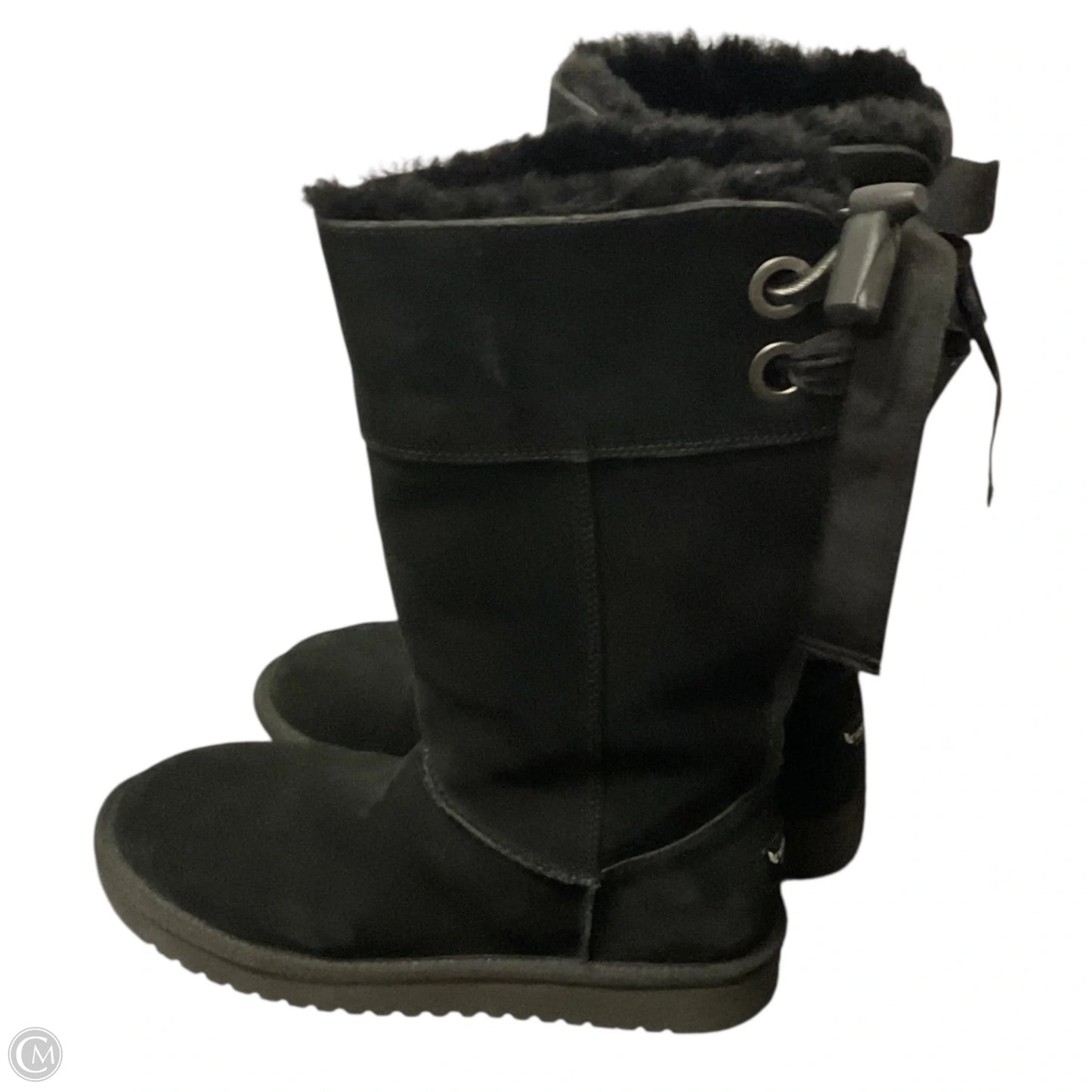 Boots Mid-calf Flats By Koolaburra By Ugg In Black, Size: 8