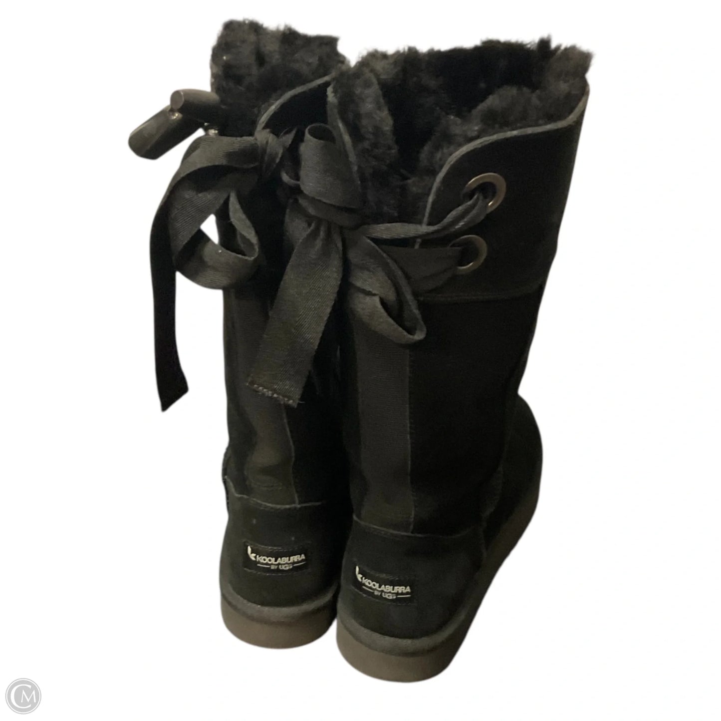 Boots Mid-calf Flats By Koolaburra By Ugg In Black, Size: 8