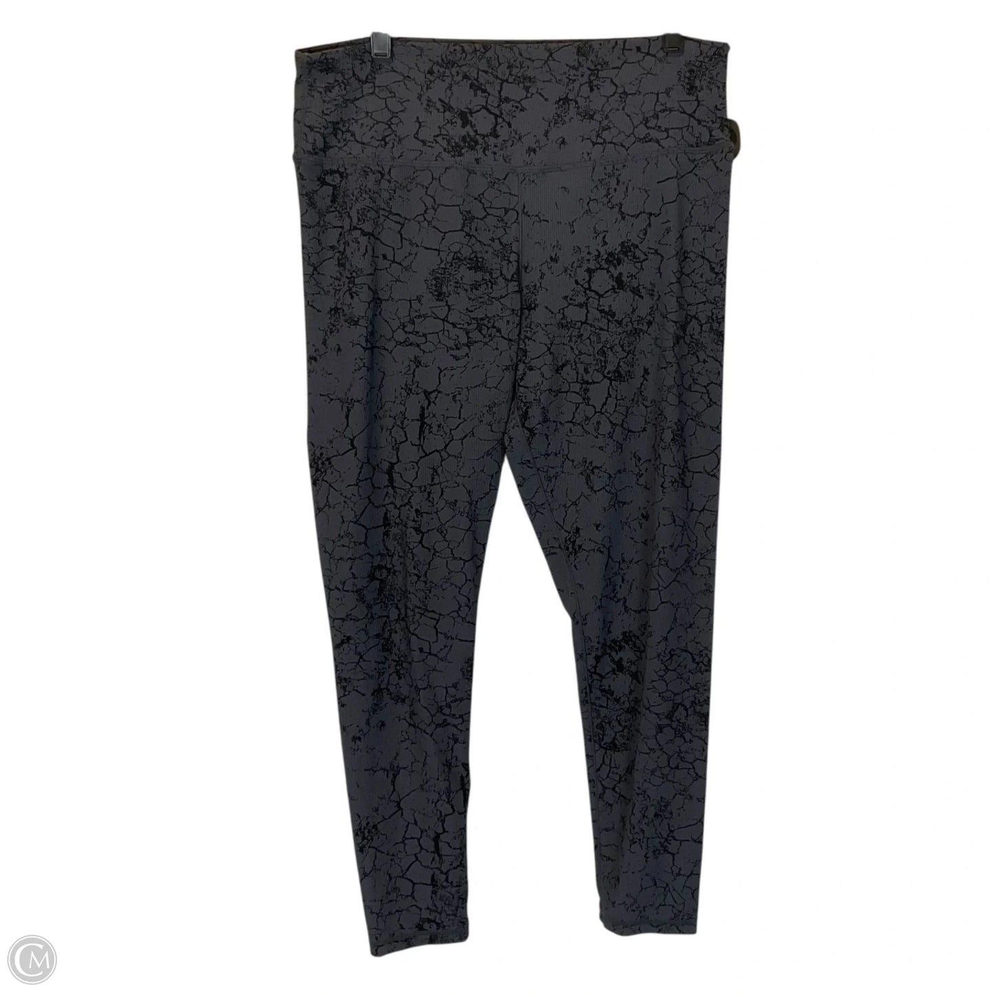 Athletic Leggings By Glyder In Black & Grey, Size: Xl