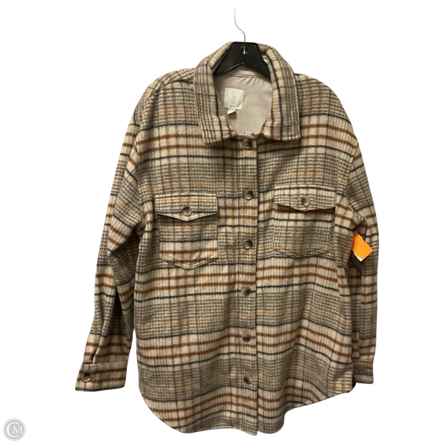 Coat Other By Joie In Plaid Pattern, Size: Xl