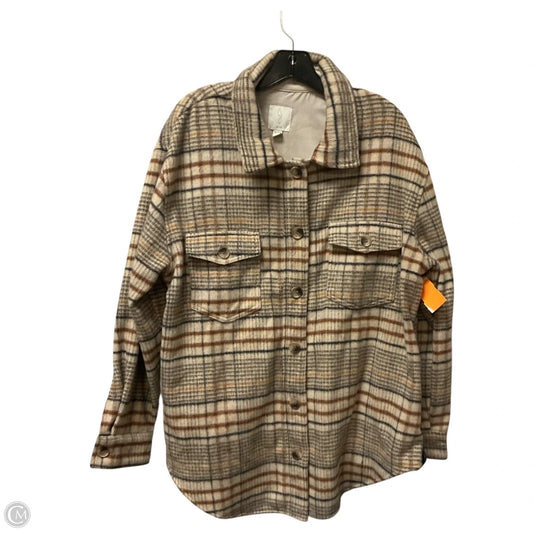 Coat Other By Joie In Plaid Pattern, Size: Xl