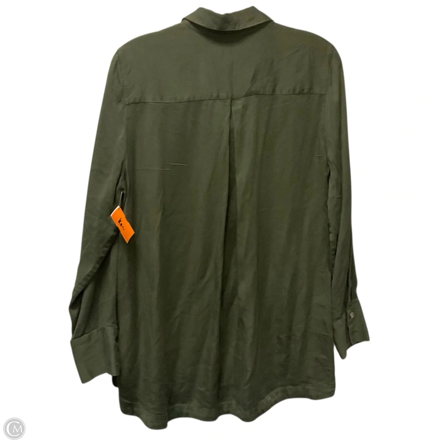 Top Long Sleeve Basic By Chicos In Green, Size: S