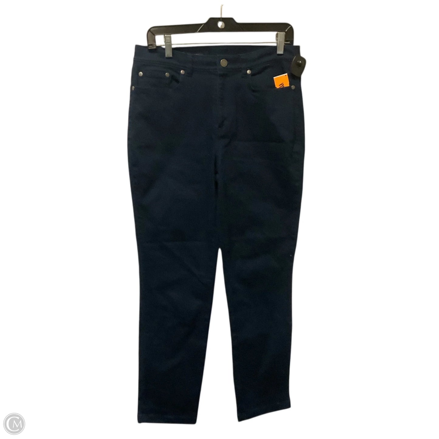 Jeans Straight By Brooks Brothers In Blue Denim, Size: 10
