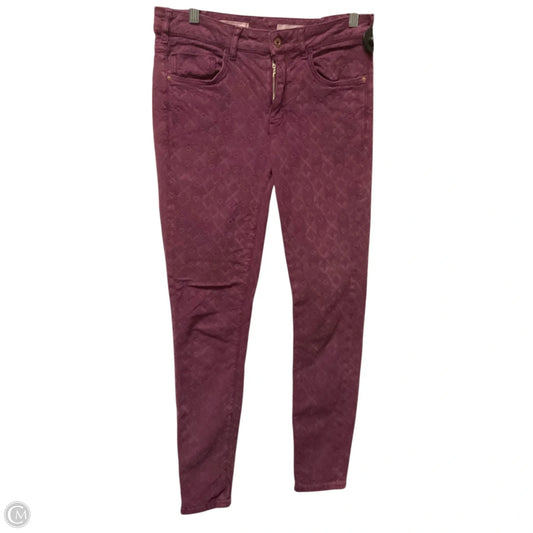 Jeans Skinny By Pilcro In Purple, Size: 6