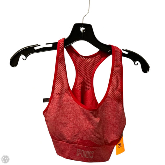 Athletic Bra By Pink In Red, Size: M