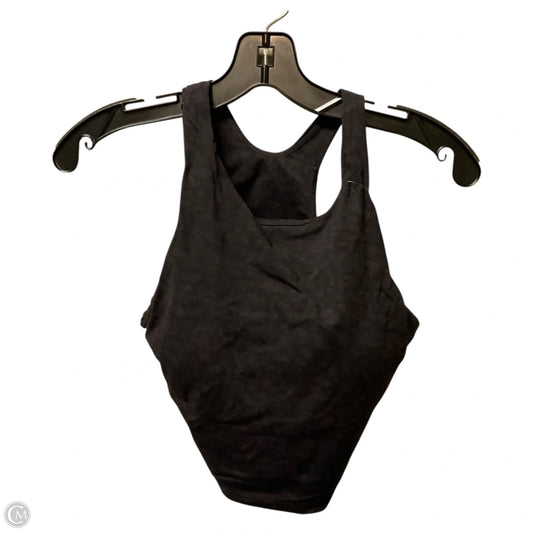 Athletic Bra By Crz Yoga In Black & Brown, Size: L