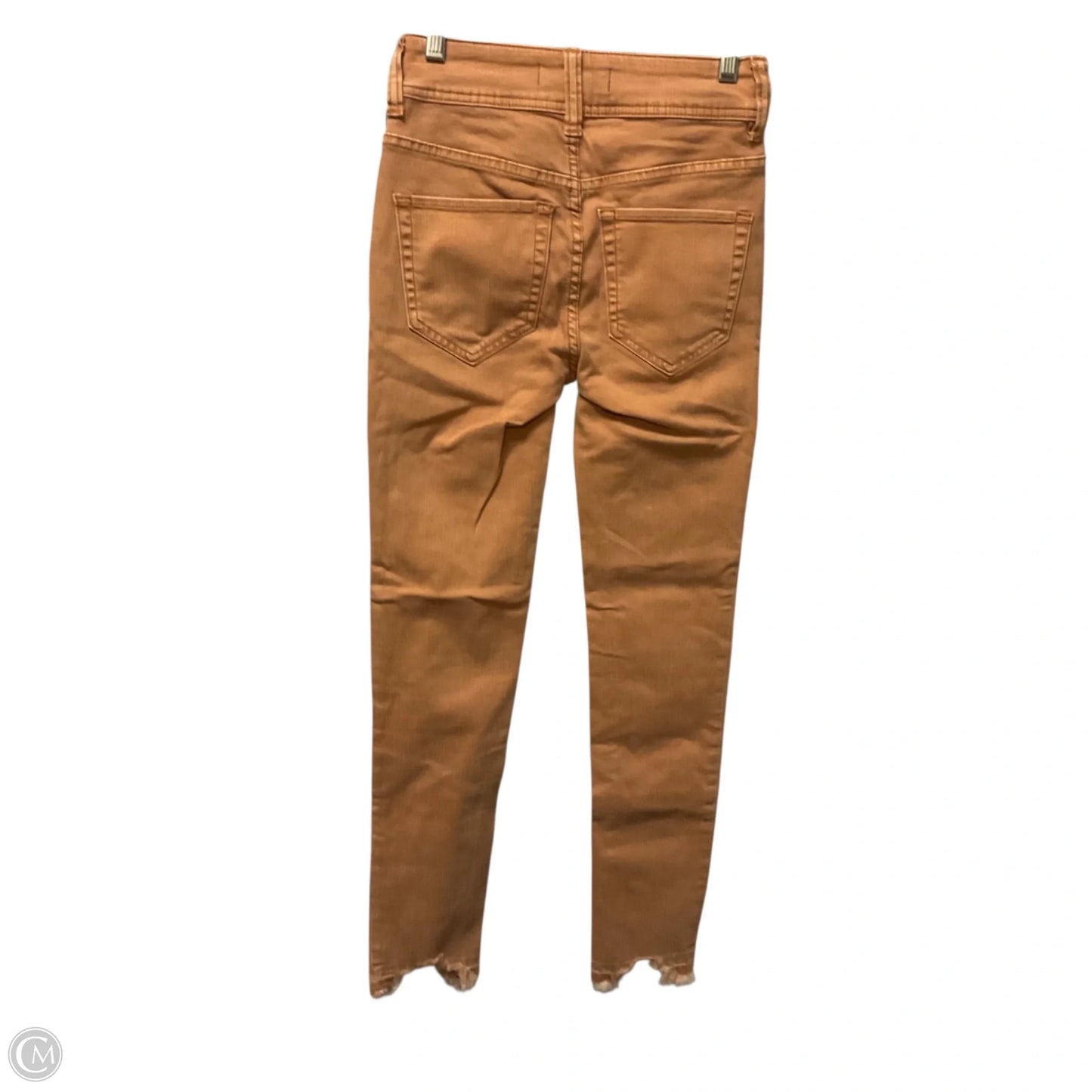 Jeans Skinny By We The Free In Orange Denim, Size: 0