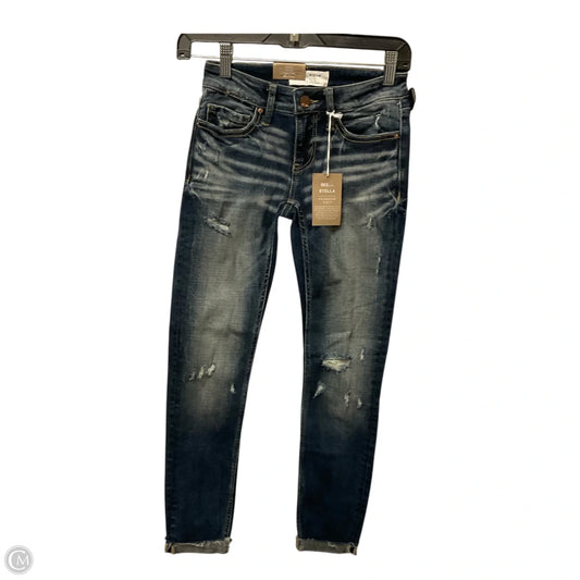 Jeans Skinny By Bke In Blue Denim, Size: 0