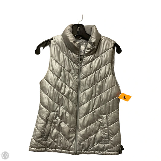 Vest Puffer & Quilted By Gap In Grey, Size: S