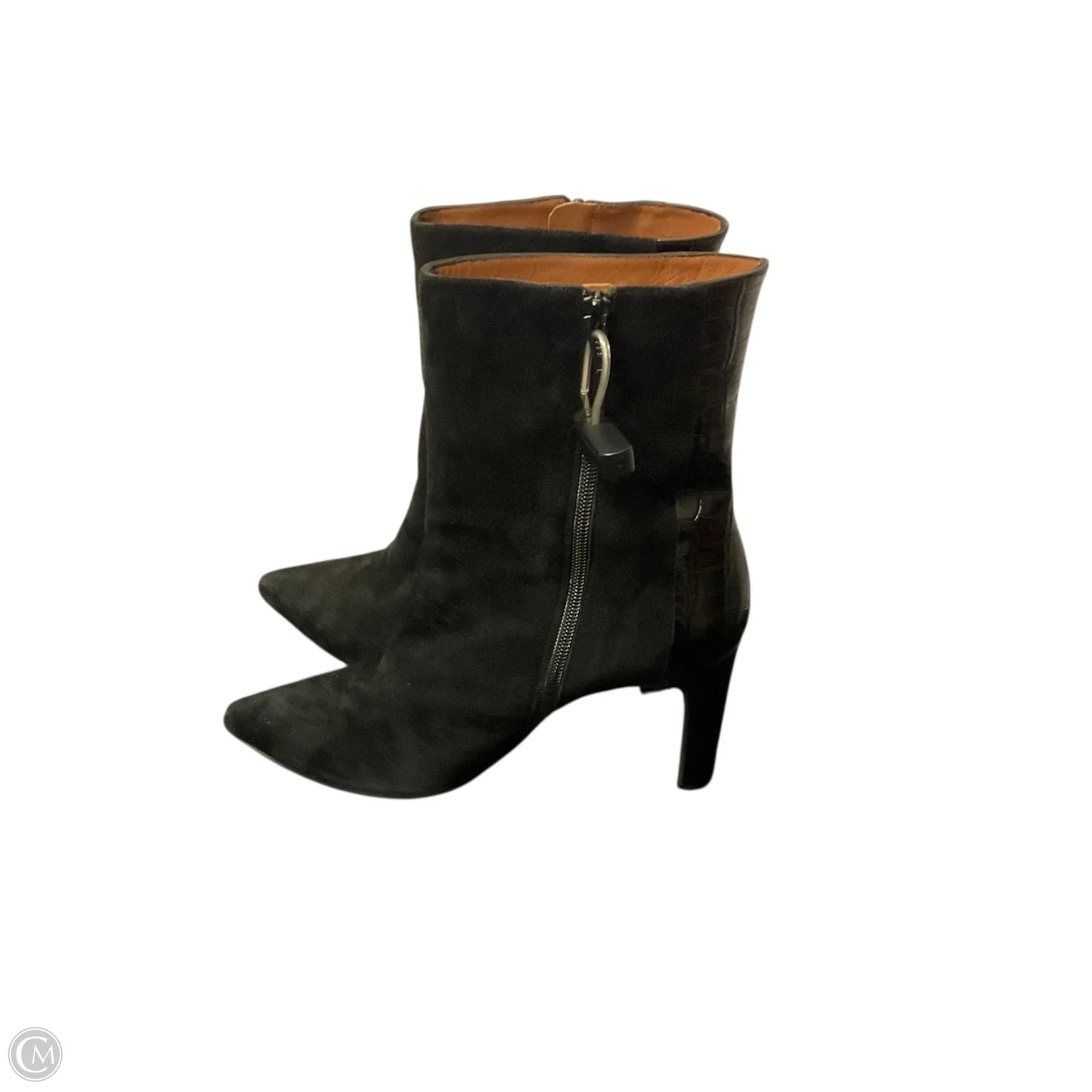 Boots Ankle Heels By Cmc In Black, Size: 9