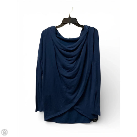 Sweatshirt Hoodie By Athleta In Blue, Size: S