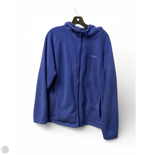 Jacket Fleece By Columbia In Purple, Size: 2x
