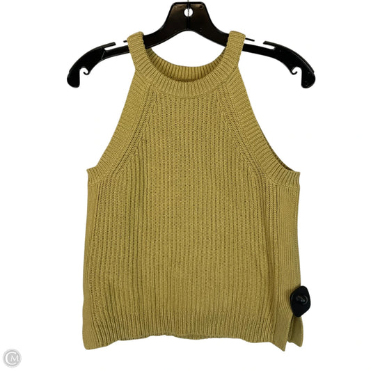 Top Sleeveless By Madewell In Yellow, Size: Xs