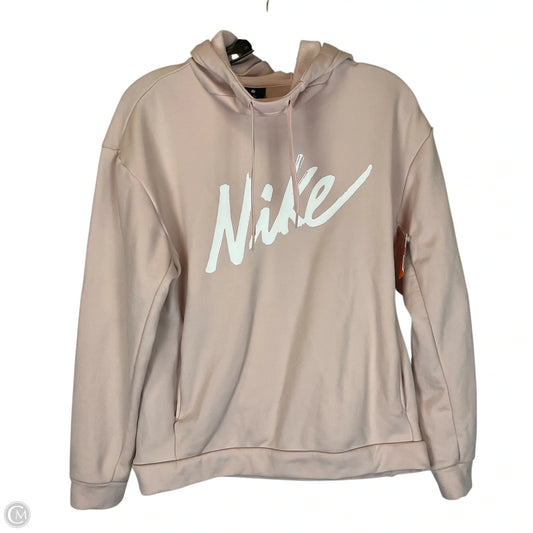 Sweatshirt Hoodie By Nike Apparel In Pink, Size: Xs