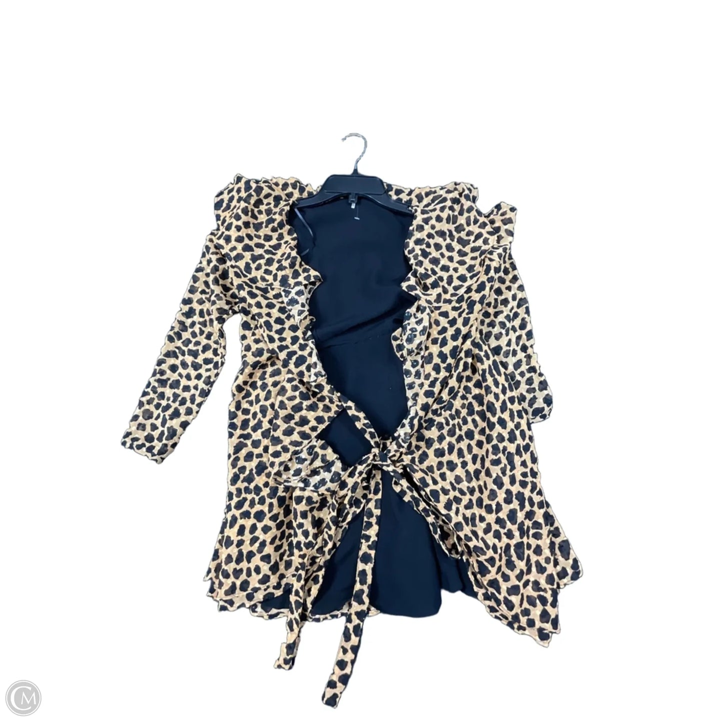 Top Long Sleeve By Free People In Animal Print, Size: Xs