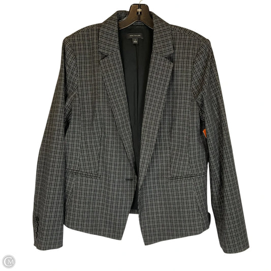 Blazer By Ann Taylor In Black & White, Size: Xl