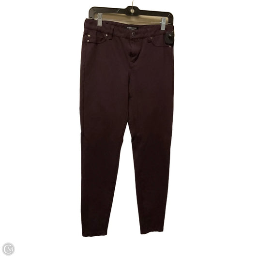Jeans Skinny By Liverpool In Purple Denim, Size: 6