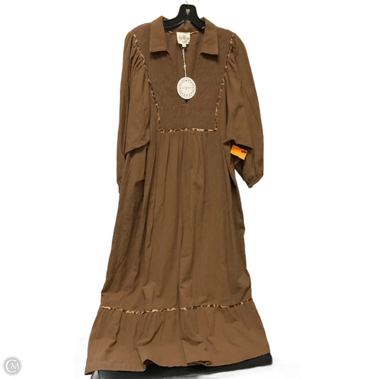 Dress Casual Maxi By Umgee In Brown, Size: 2x