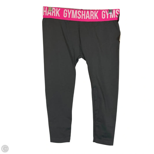 Athletic Leggings Capris By Gym Shark In Grey, Size: S