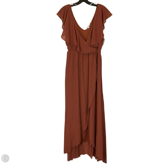 Dress Casual Maxi By Baltic Born In Orange, Size: L