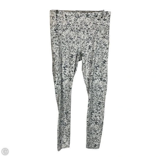 Athletic Leggings Capris By Athleta In Black & White, Size: M