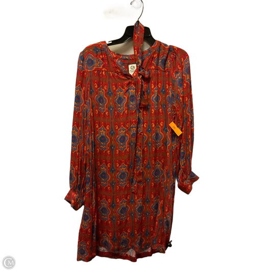 Dress Casual Midi By Tiny In Multi-colored, Size: S