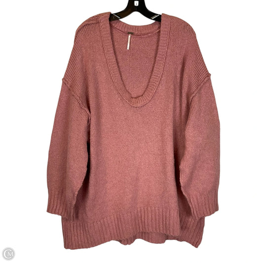Sweater By Free People In Pink, Size: L