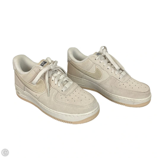 Shoes Athletic By Nike In Cream, Size: 8