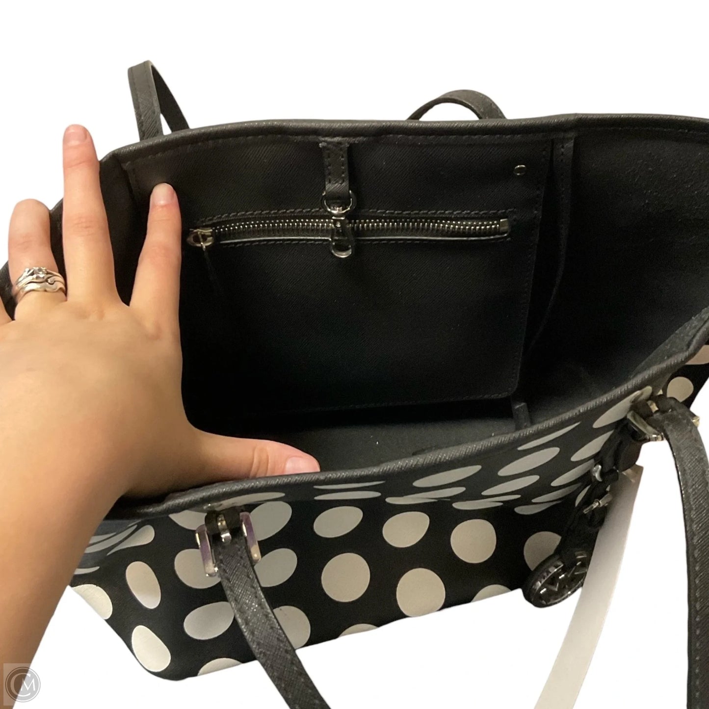 Handbag Designer By Michael Kors, Size: Medium