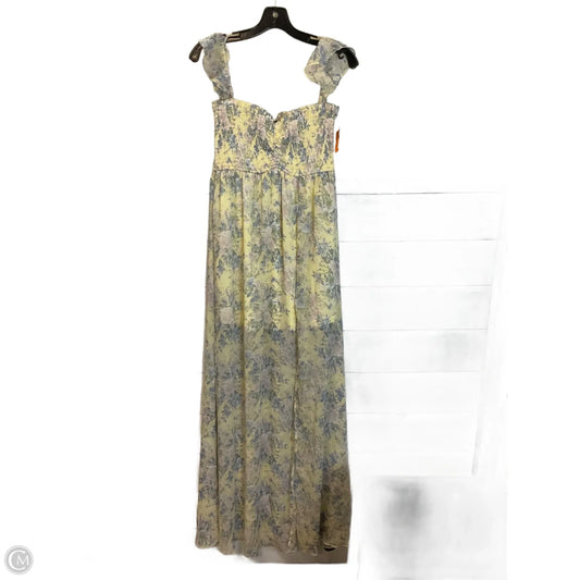 Dress Casual Maxi By Aakaa In Floral Print, Size: S