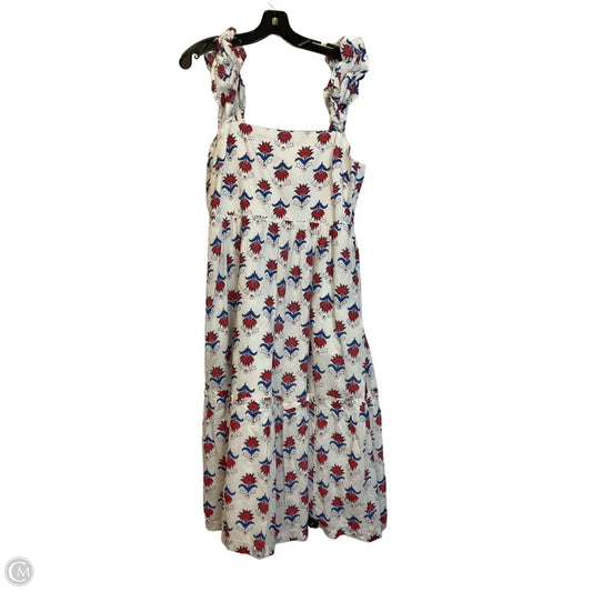 Dress Casual Maxi By J. Crew In Floral Print, Size: 12